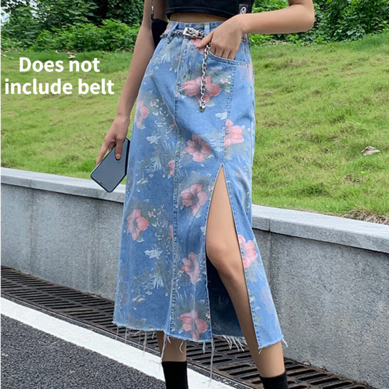 Denim pencil top skirt ebay