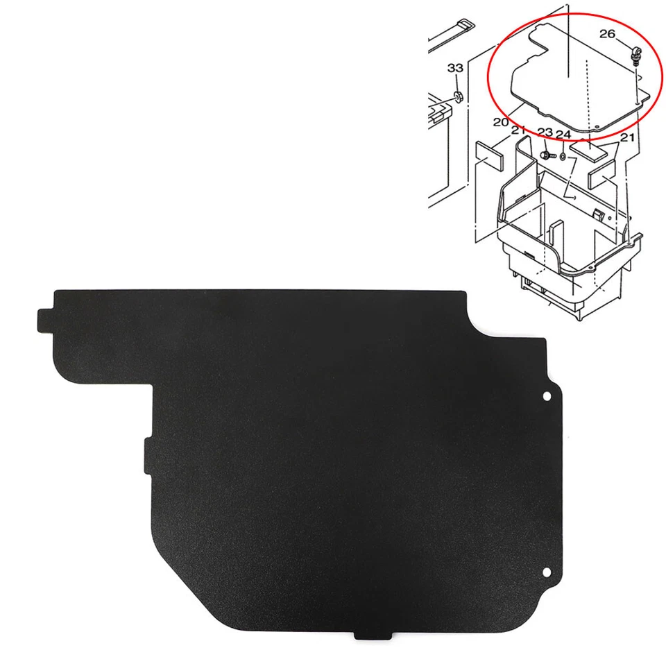 PARA 05 - 2009 YAMAHA RHINO 450 660 YXR BATERÍA TAPA CAJA 5UG-H2129-10-00 Foto 2 de 4