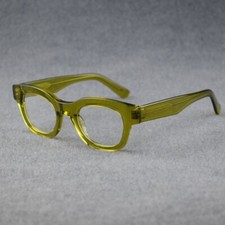 Thick Acetate Eyeglasses Frames Oval Reading Glasses Fashion Classic Men Women