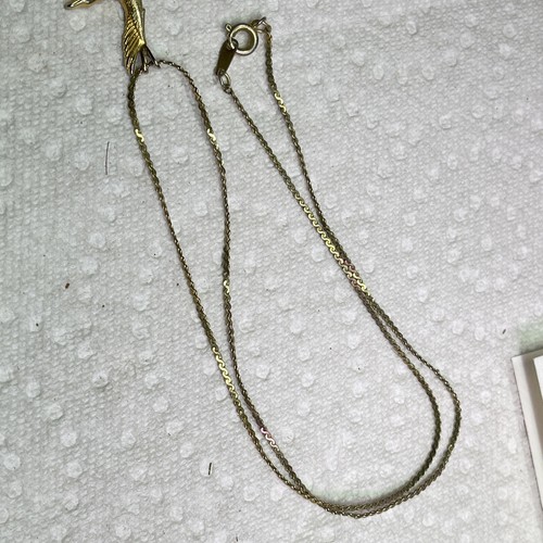Gold tone Bermuda Longtail Bird Pendant / Charm Cerrito in original packaging - Picture 7 of 7