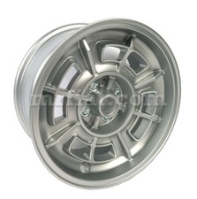 Fiat 124 Spider 131 Cromodora CD68 Matte Silver 7 x 15 Replica Wheel New