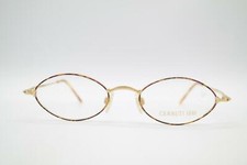 Vintage Cerruti 1881 C1879 Gold Black Copper Oval Glasses Frame NOS