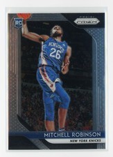 Mitchell Robinson 2018-19 Panini Prizm Base RC #227 Rookie Knicks