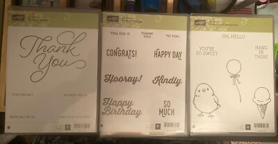 Stampin Up Lot 3 Stamp Sets 20 So Very Much Perfect Pairing Honeycomb Happiness