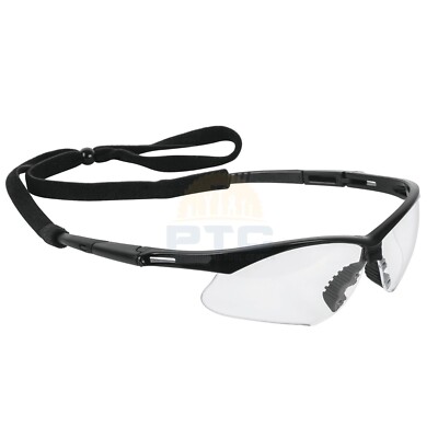 Truper LESP-ST Clear anti-fog safety glasses w/adjustable cord, Sport
