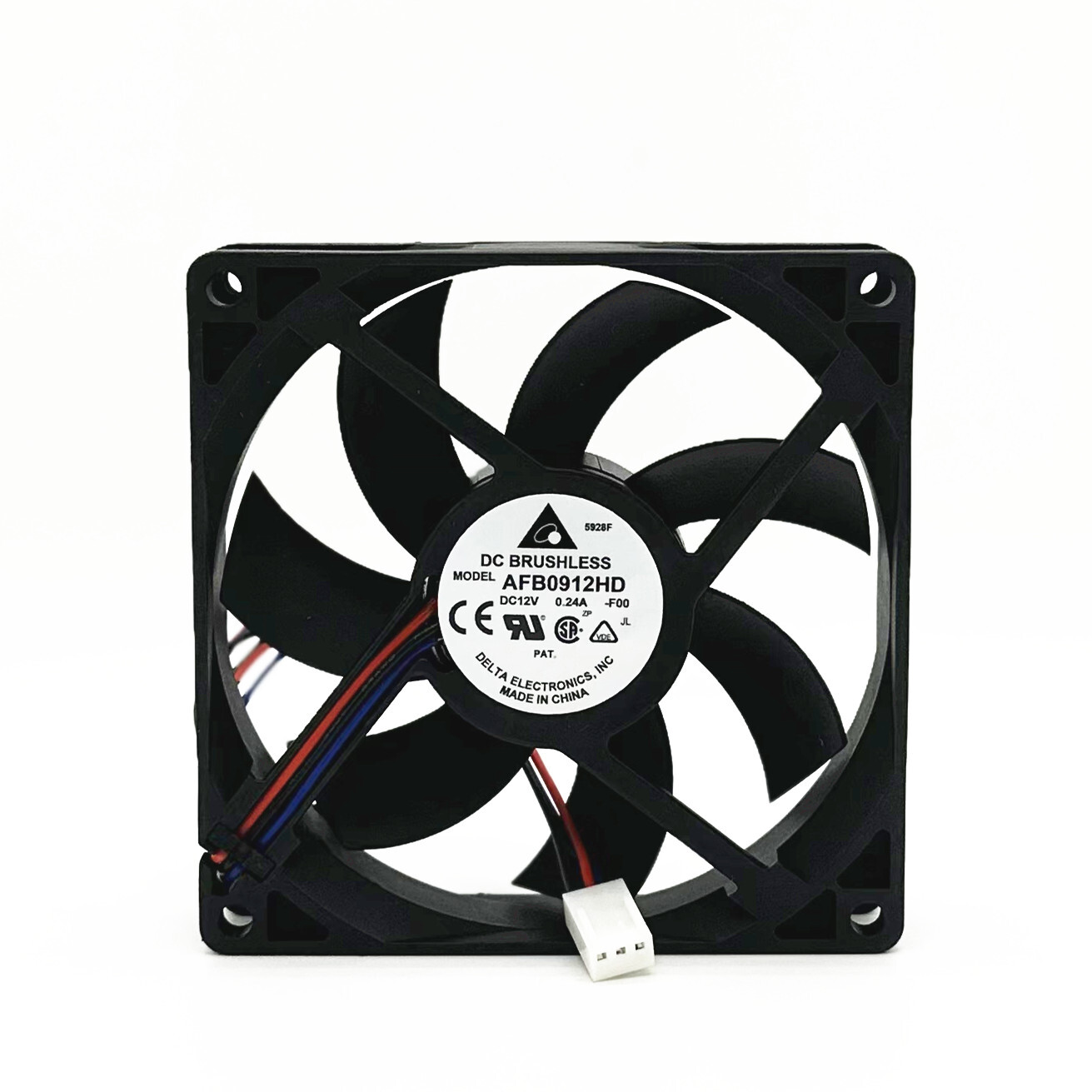 1PC  Double Ball Chassis Server 3-Wire Fan AFB0912HD 9020 9CM 12V 0.24A