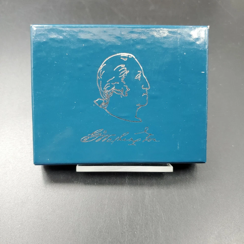 1982 D GEORGE WASHINGTON SILVER Commemorative HALF Dollar Coin OGP BOX COA BU - Image 4 of 4