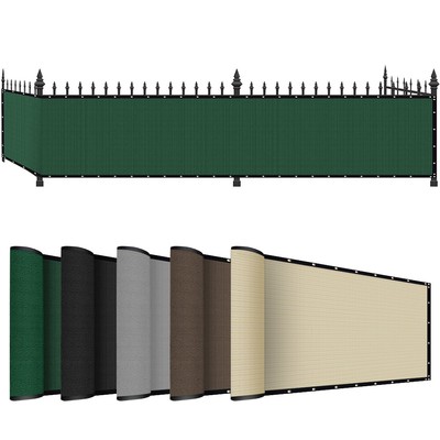 25' 50' Privacy Fence Screen Heavy Duty Fencing Mesh Shade Cover for Garden