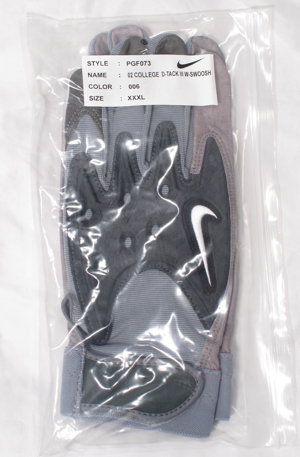 Nike Leather Football Gloves PGF073 02 College DTACK III size XXXL
