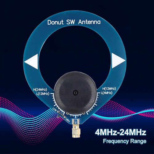 Mini Donut Antennas AM MW/SW Loop Antennas 4MHz-24MHz 500kHz-2000kHz for Radio - Zdjęcie 9 z 21