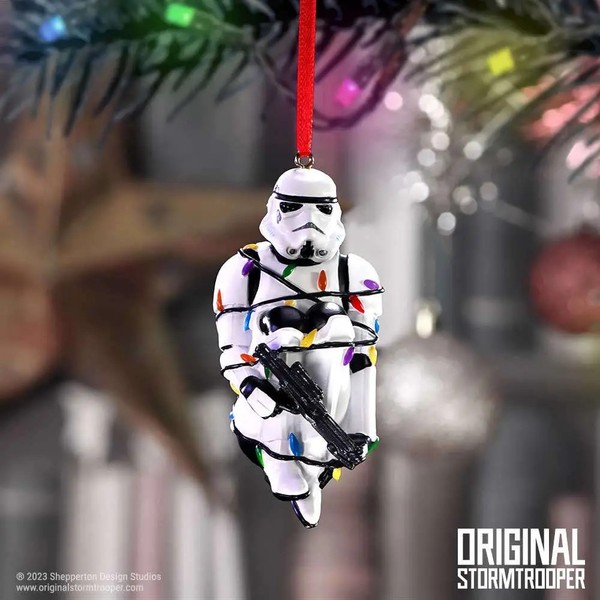 Stormtrooper In Fairy Lights - Deko-Ornament Von Nemesis Now-image
