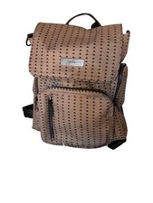 Jujube Vector Backpack With Geometric Print And Multiple Compartments For Everyd