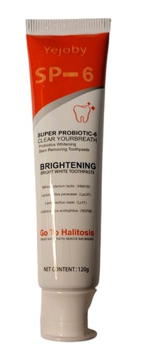 3 Lot SP-6 Whitening Probiotic Brightening Toothpaste Exp 2027 Sealed READ - Picture 8 of 16