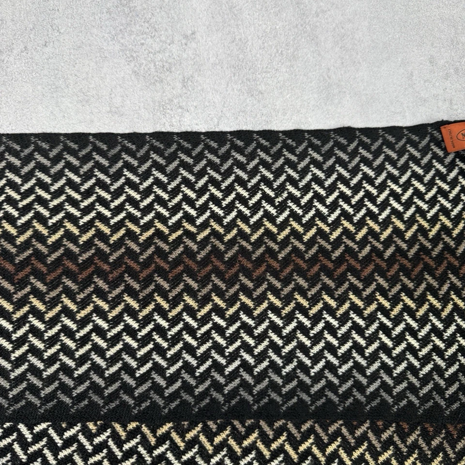 Bufanda de lana Missoni vintage unisex para hombre hecha en Italia Foto 4 de 4