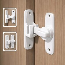 90/180 Degree Flip Door Lock Latch Zinc Alloy Sliding Barn Door Safety Bolt