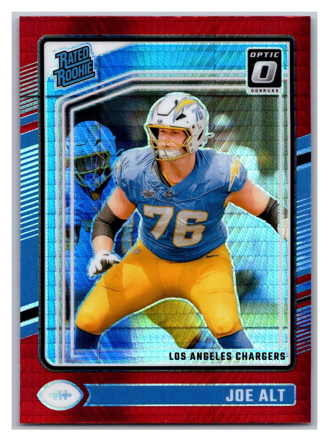 2024 Panini Donruss Optic - Joe Alt #254 Red Hyper Prizm Rated Rookie