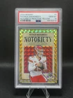 Patrick Mahomes II 2024 Mosaic #1 Notoriety Reactive Yellow /89 PSA 10 Pop 4