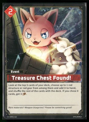 Palworld TCG Treasure Chest Found! EBP01-024 C Englisch NM