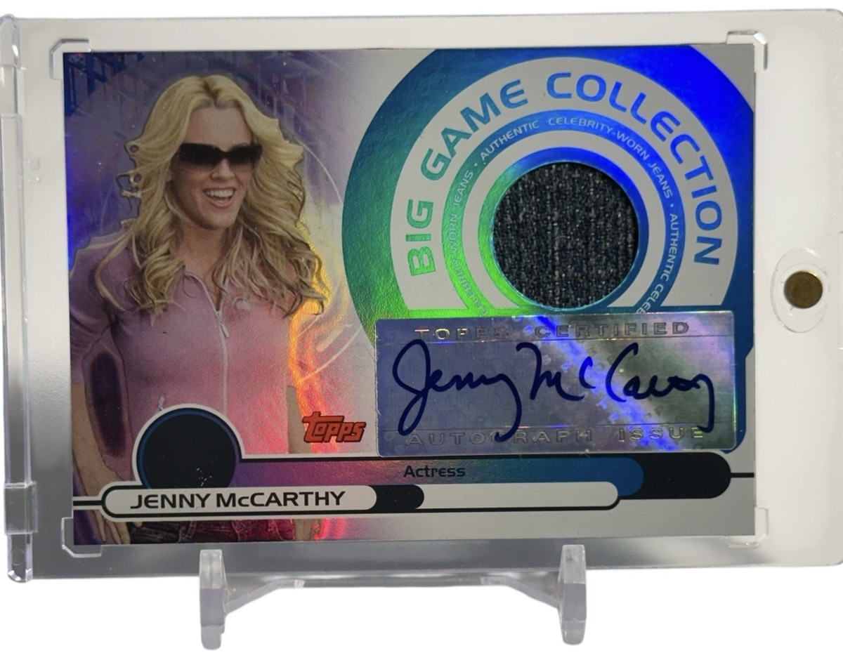 JENNY MCCARTHY PLAYBOY MODEL TOPPS BIG GAME COLLECTION