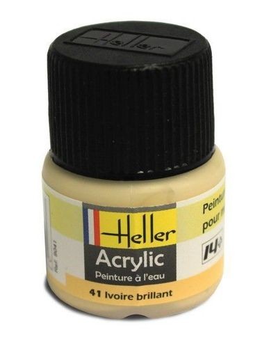Bright 9041 - Acrylic Paint 041 Ivory Gloss, 12ml - New