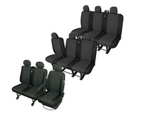 Citroen Jumpy ab 2016 9 Sitze Sitzbezüge Sitzschoner Front Mitte dritte Reihe