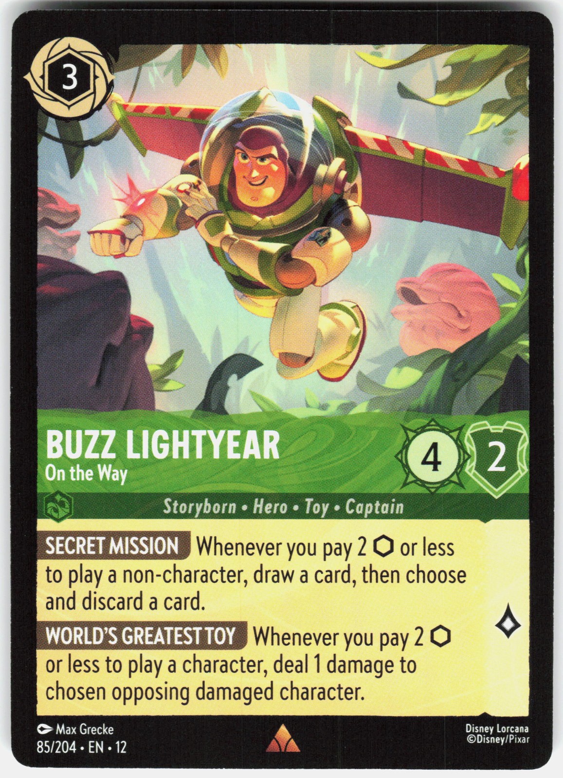 Disney Lorcana #85/204 Buzz Lightyear (Wilds Unknown)