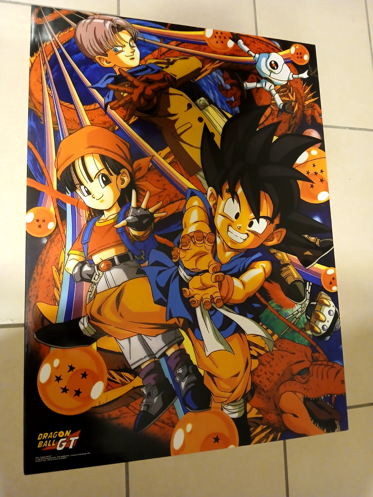 Poster vintage 1997 Official Dragon Ball Gt 62 x 85 cm