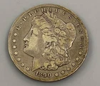 1890 CC Carson City Morgan Silver $1 VG L25362
