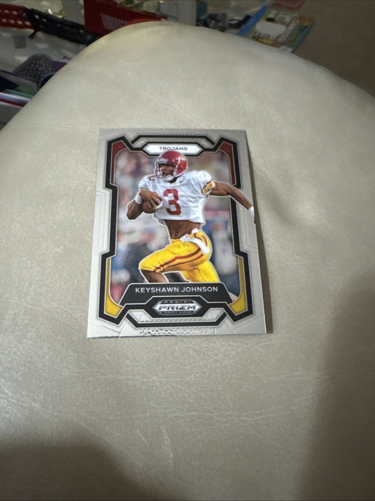 Keyshawn Johnson 95 2024 Panini Prizm Draft Picks USC Trojans Card