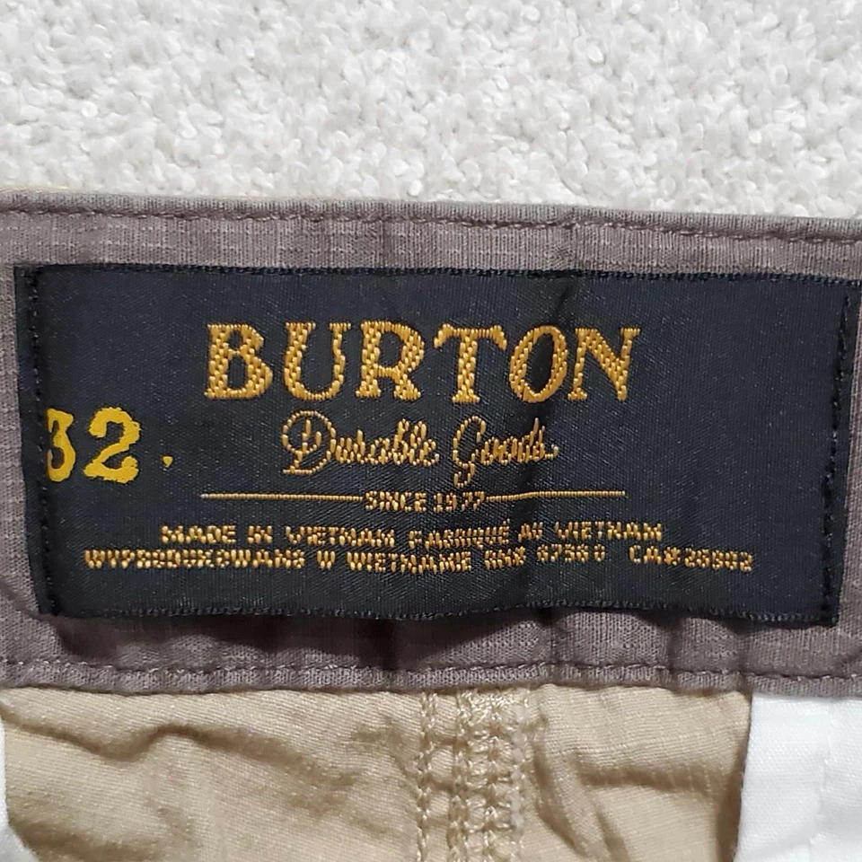 Pantalones Burton Talla 32 Para Hombre Gris MB Ridge Ripstop Informales Ajustados Rectos Foto 2 de 4