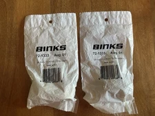 (Lot of 2) Binks 72-1333 Connectors-  3/8" Swivel x 1/2" Hose Fitting