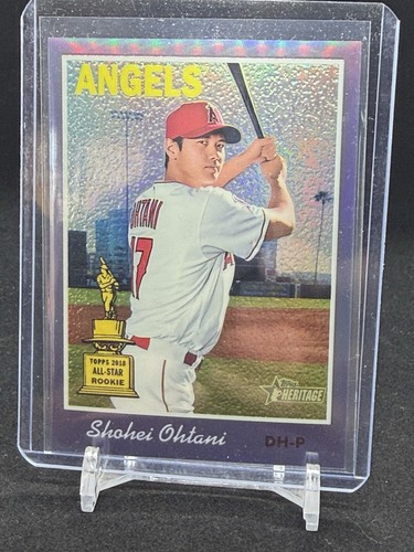 Shohei Ohtani [Chrome Purple Refractor] #THC-430 2019 Topps Heritage card