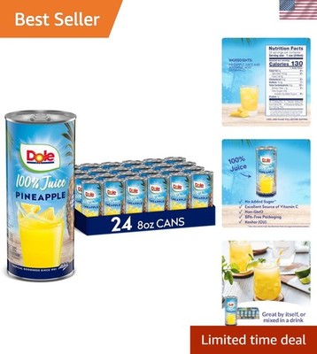 Pack of 24 100% Pineapple Juice Cans - Excellent Vitamin C & Gluten Free