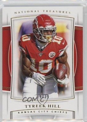 2019 Panini National Treasures Gold /35 Tyreek Hill #42 b8h