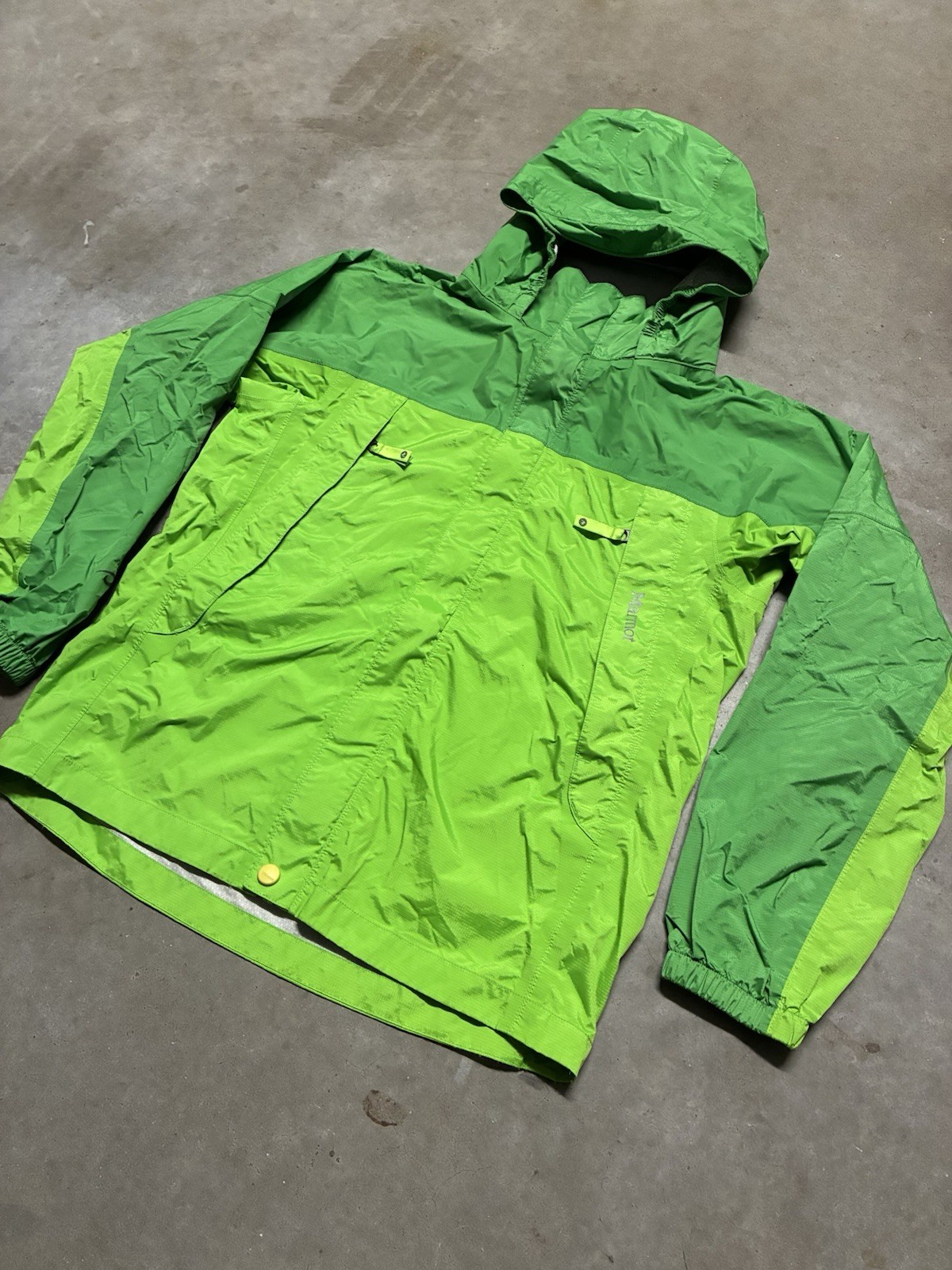 Marmot Windbreaker Shell Jacket Lightweight, Gree… - image 2