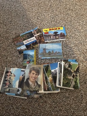 Lot Of 1980 s Europe Postcards ~150 England Italy Germany Switzerland Holland ..