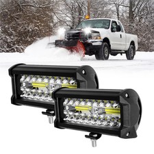 Snow Plow 7inch White Led Work Lights Truck Tractor Headlight Tractor Suv Utv