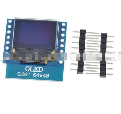 0.66 inch OLED Display Module for WEMOS D1 MINI ESP32 Module Arduino AVR STM32