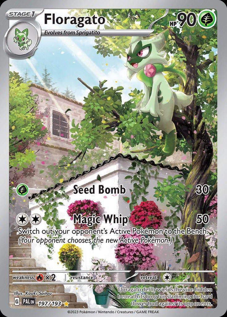Pokemon Floragato (197/370) Paldea Evolved LP HOLO