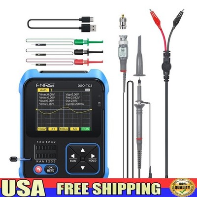 Handheld Oscilloscope DSO-TC3 Transistor Tester Signal Generator 2.4'' Display US