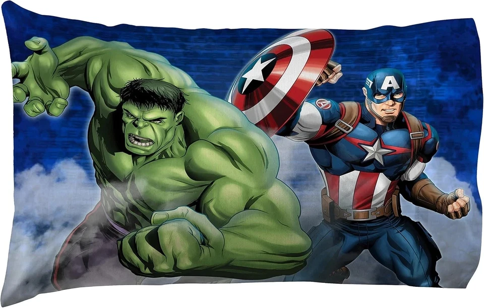 Marvel Avengers Blue Circle 5 Piece Full Bed Set - Includes Full,  - Image 4 of 4