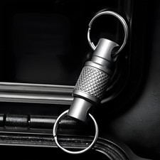 Titanium Alloy Quick Release Keychain Swivel Connector EDC Key Ring Clip