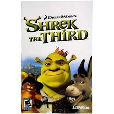  Manual Only Shrek The Third - Sony Playstation 2 Tested Authentic