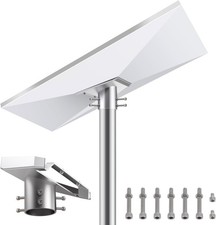 Heavy Duty Starlink Gen 3 Pipe Adapter, V4 Pole Adapter Silver