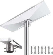 Heavy Duty Starlink Gen 3 Pipe Adapter, V4 Pole Adapter Silver 