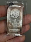 1 oz. Highland Mint Silver Bar ~ Morgan Dollar Design .999 Sealed Toned