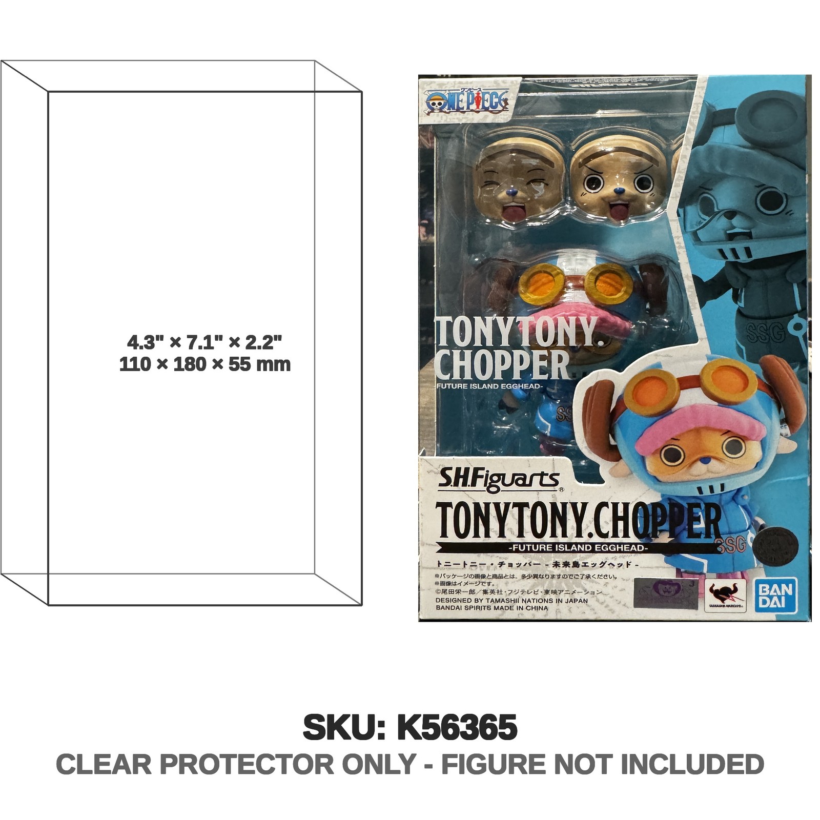 Protector For S.H.Figuarts Tony Tony Chopper Egghead Future Island Action Figure