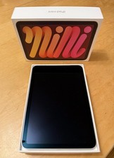 Apple iPad mini A17 Pro 128GB WiFi A2993 Starlight w Folio MINT cycle count 5