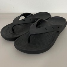 Crocs Flip Flop Women Size 7 Mens size 5 Black Classic Thong Sandal 209402 NEW