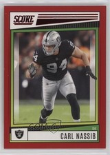 2022 Score Red Carl Nassib #129 1e8j